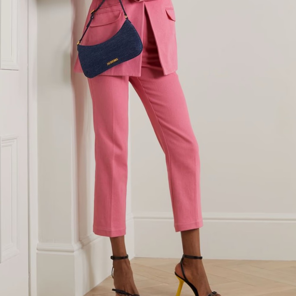 NWT Thebe Magugu Pink Wool Trousers